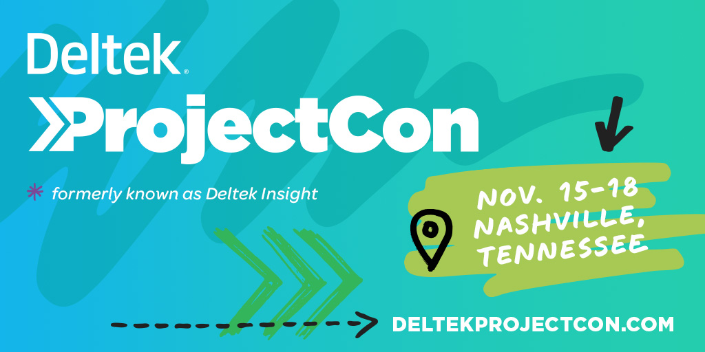 PDS IS A SILVER SPONSOR OF DELTEK PROJECTCON 2022