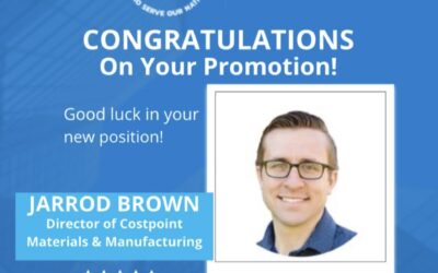 Congratulations To Jarrod Brown on His Promotion!